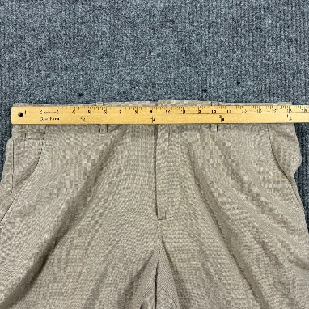 Banana Republic Kentfield Pants Mens Size 36x30 Beige Cotton Stretch Chino